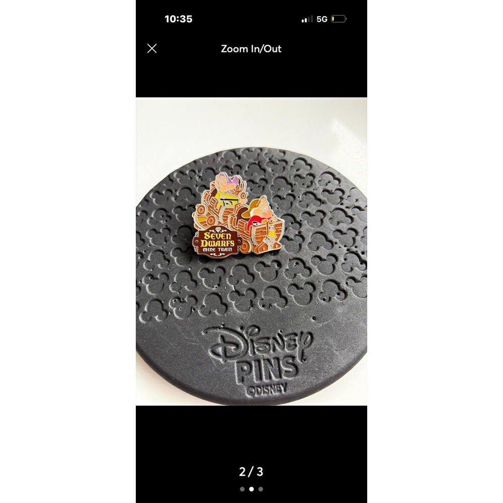 Disney Chip & Dale Seven Dwarfs Mine Train Pin Single Disney Franchise Pins